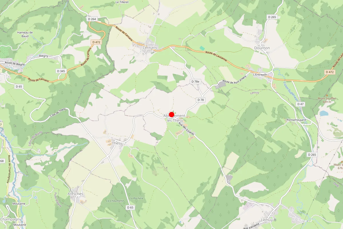 Remplacement de serrure à Abergement Les Thesy