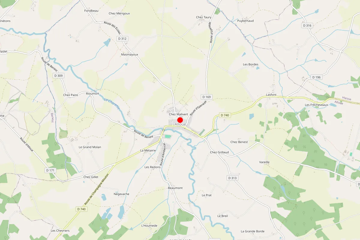 Remplacement de serrure à Alloue