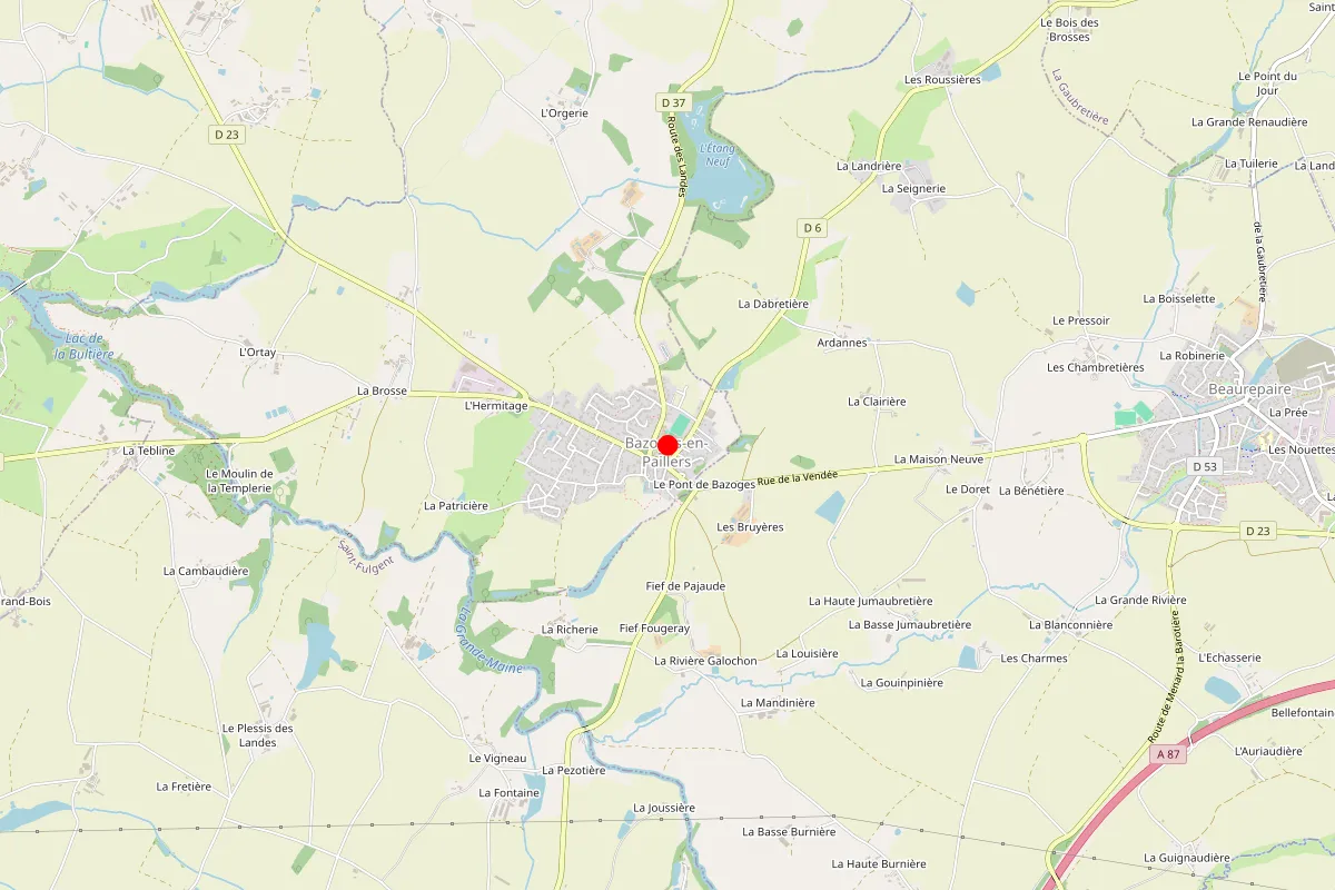 Remplacement de serrure à Bazoges En Paillers