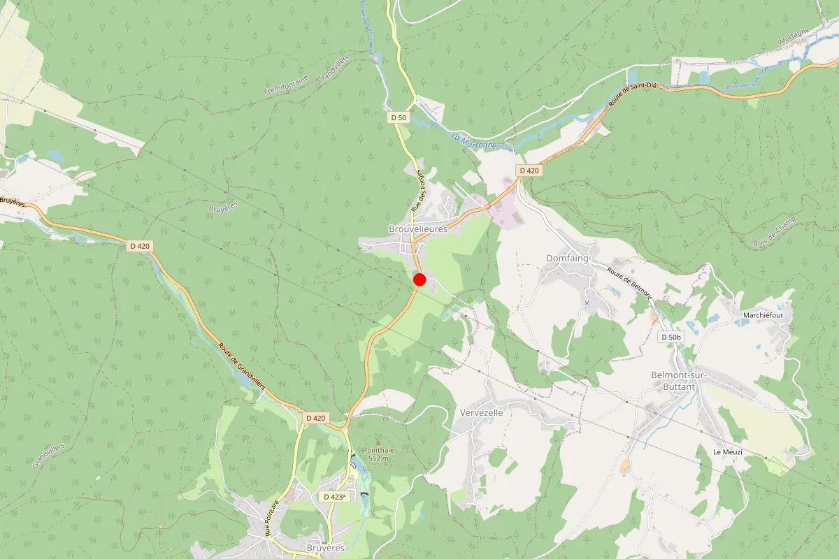 Remplacement de serrure à Brouvelieures