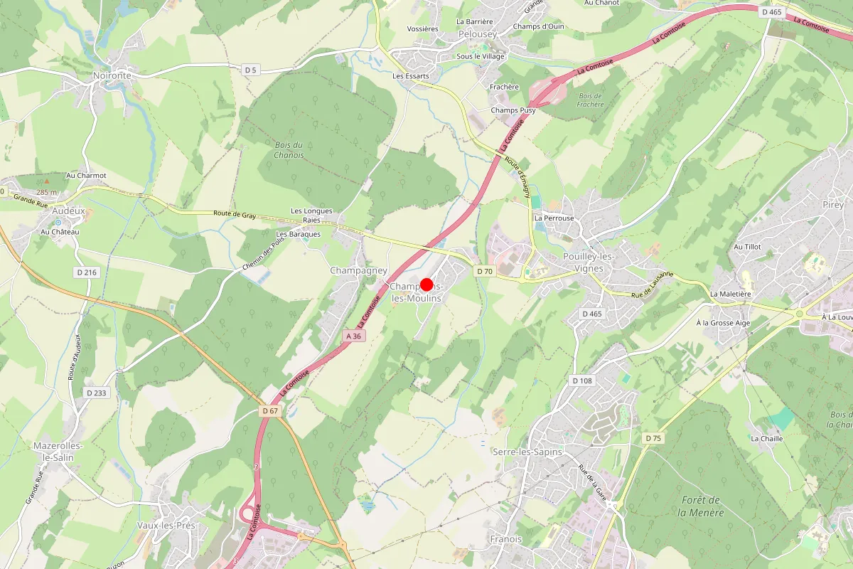 Remplacement de serrure à Champvans Les Moulins
