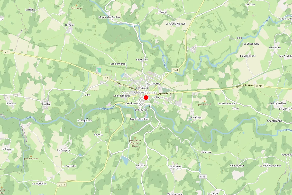 Remplacement de serrure à Chateauponsac