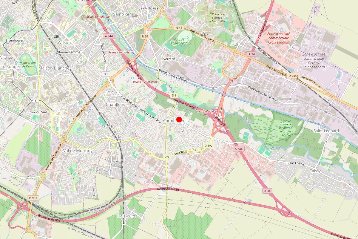 Remplacement de serrure à Cormontreuil