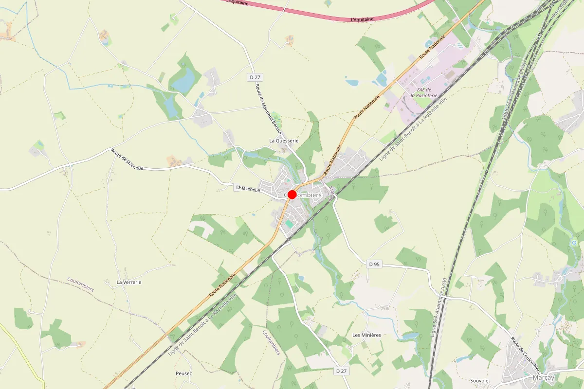 Remplacement de serrure à Coulombiers