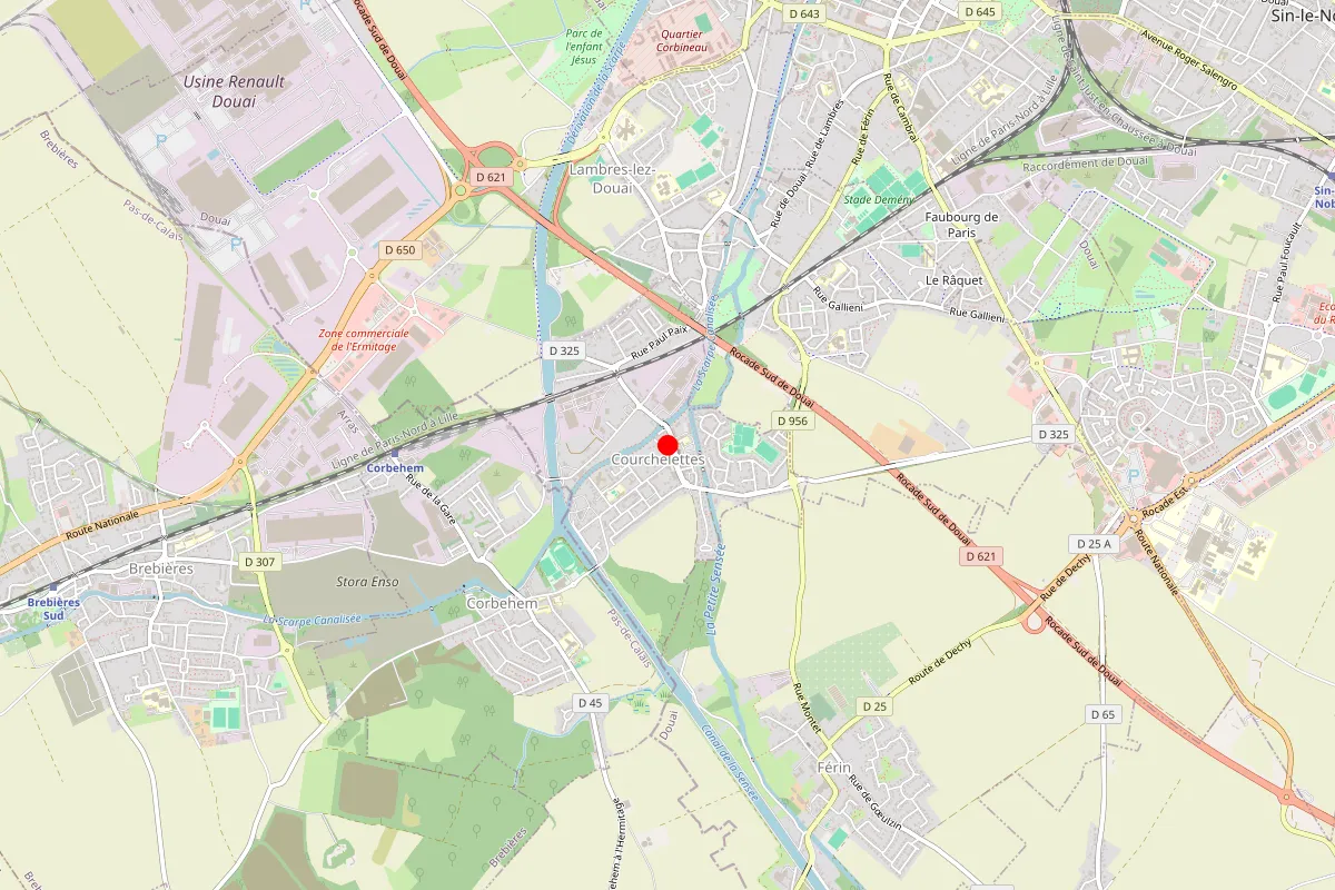 Remplacement de serrure à Courchelettes