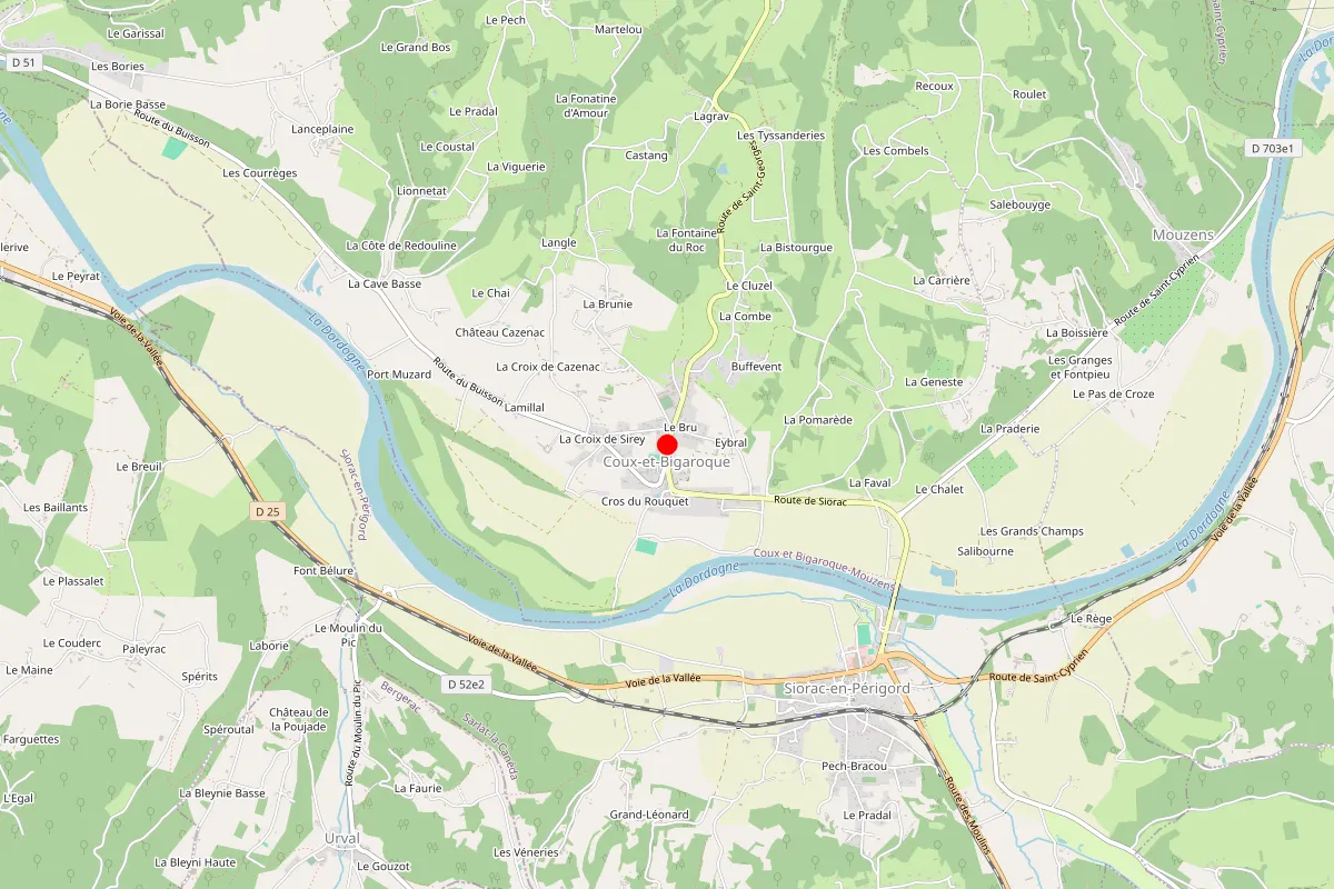 Remplacement de serrure à Coux Et Bigaroque Mouzens
