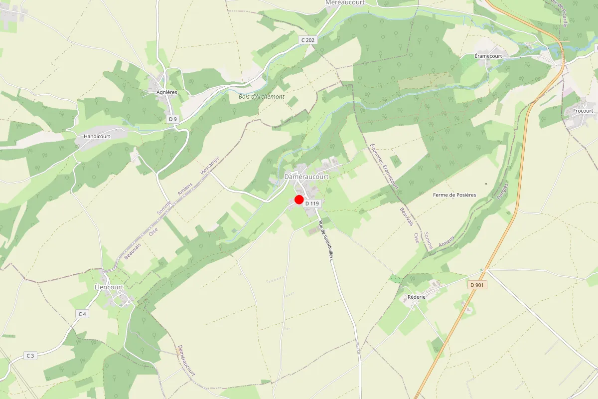 Remplacement de serrure à Dameraucourt