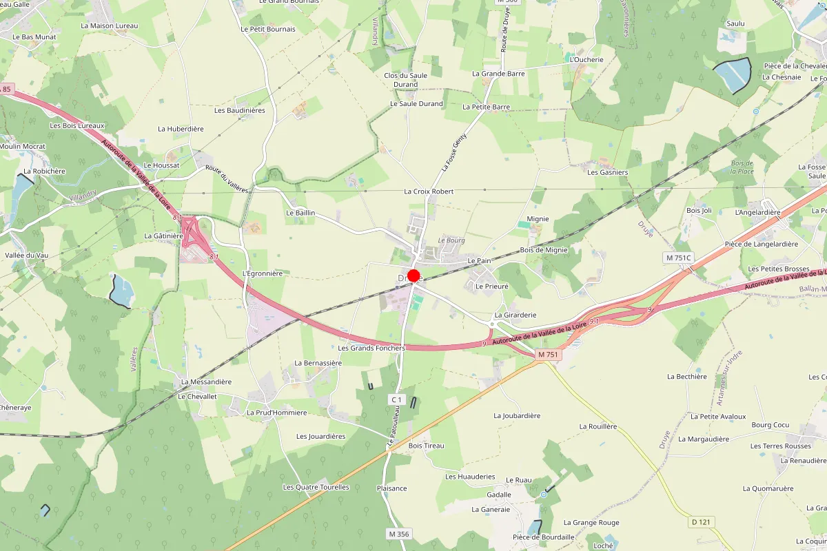 Remplacement de serrure à Druye