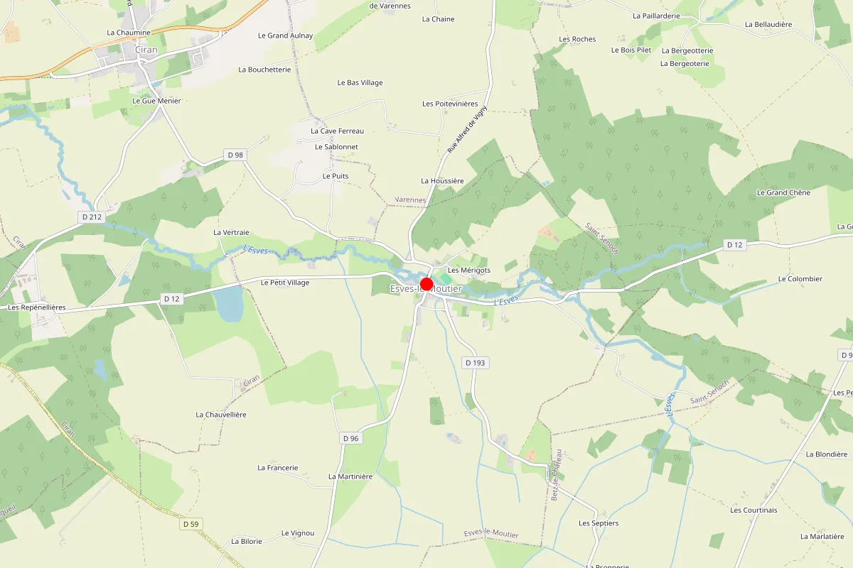 Remplacement de serrure à Esves Le Moutier