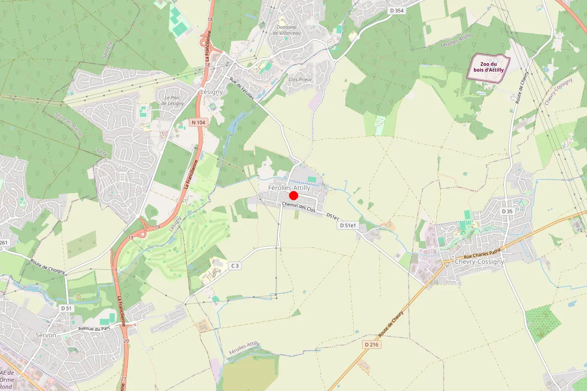 Remplacement de serrure à Ferolles Attilly