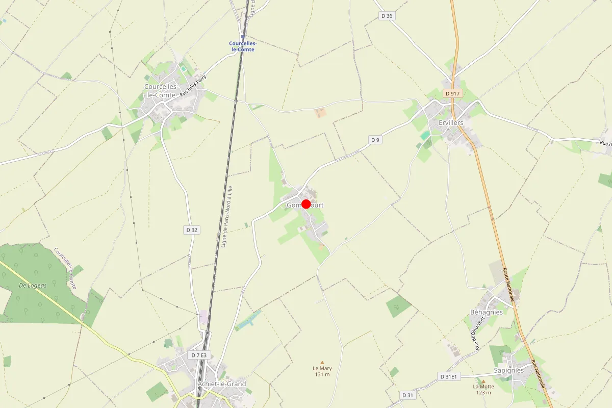 Remplacement de serrure à Gomiecourt
