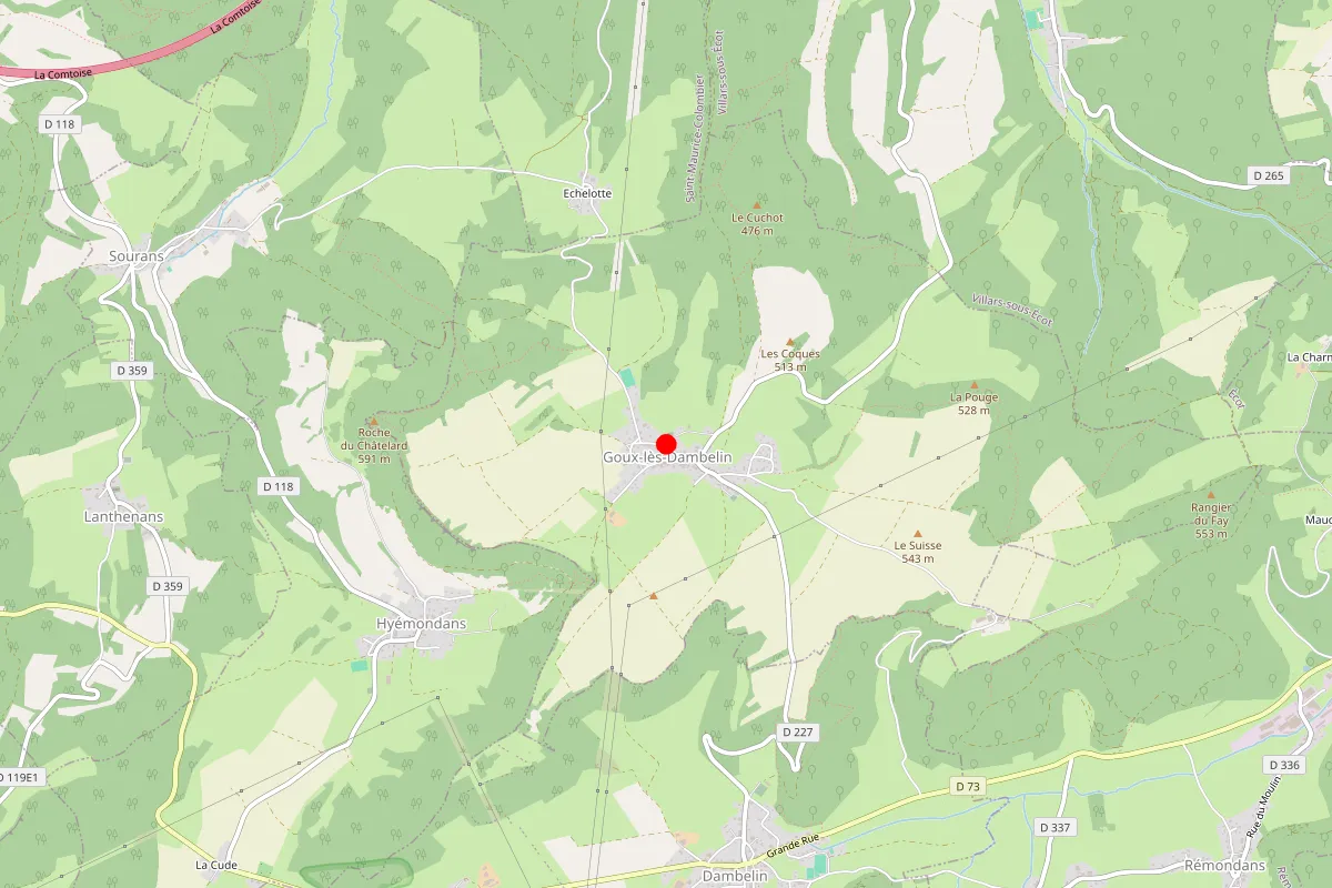 Remplacement de serrure à Goux Les Dambelin
