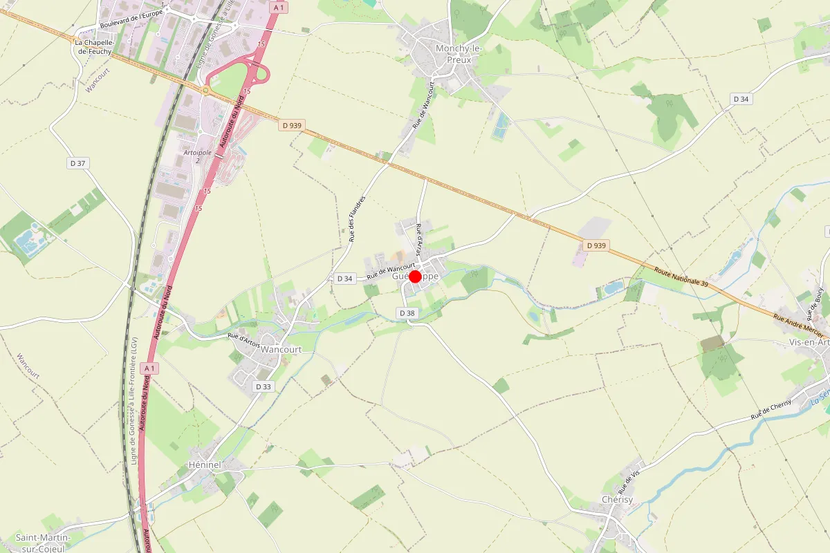 Remplacement de serrure à Guemappe
