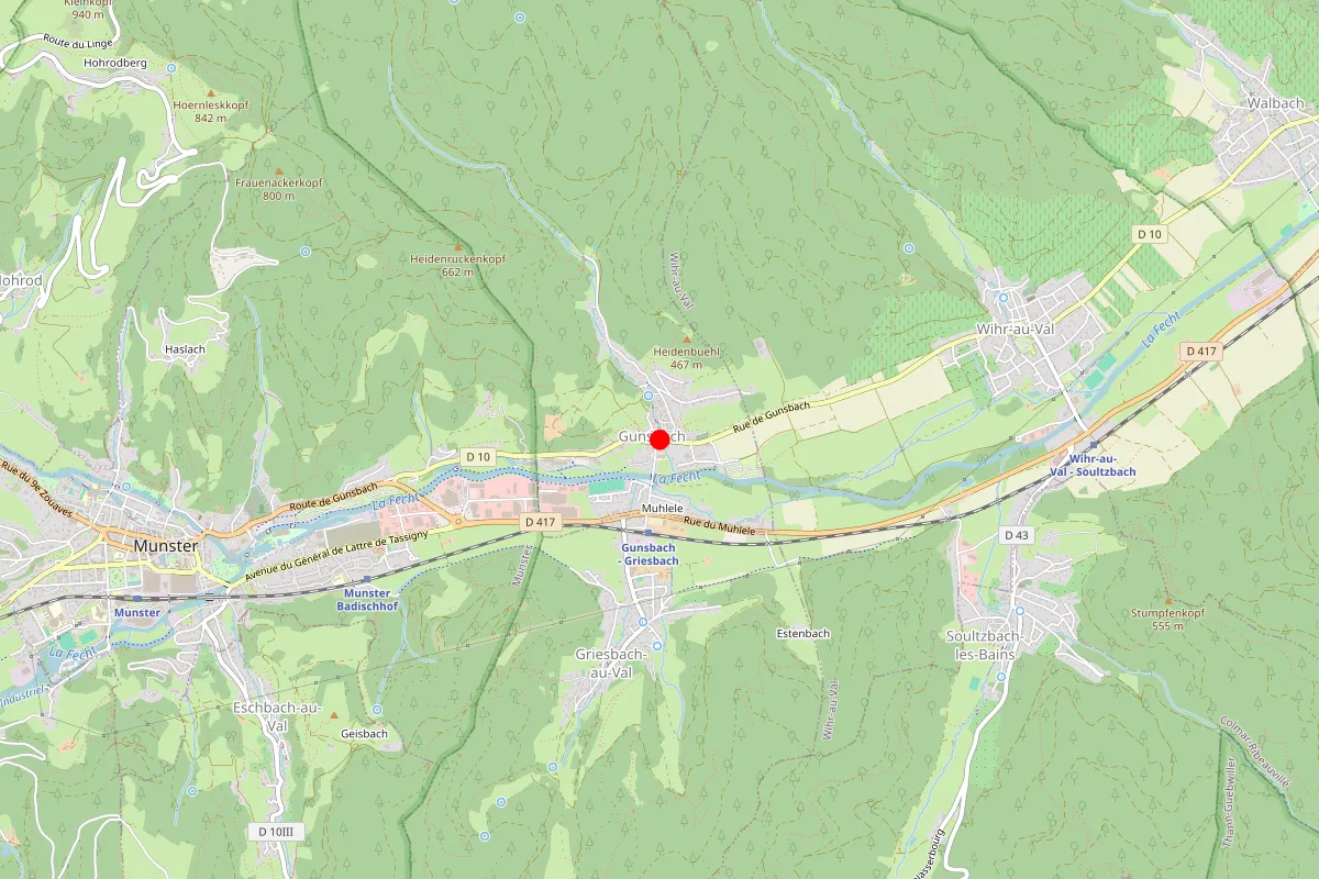 Remplacement de serrure à Gunsbach