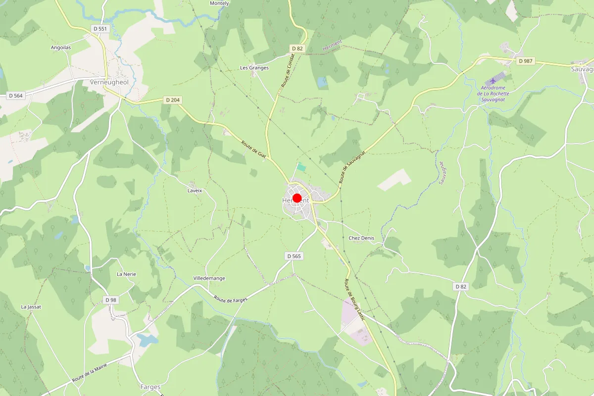Remplacement de serrure à Herment