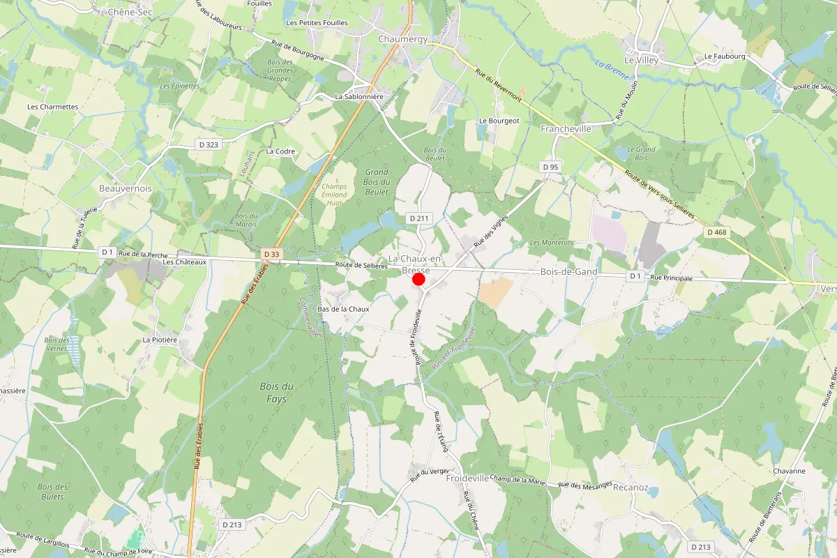 Remplacement de serrure à La Chaux En Bresse