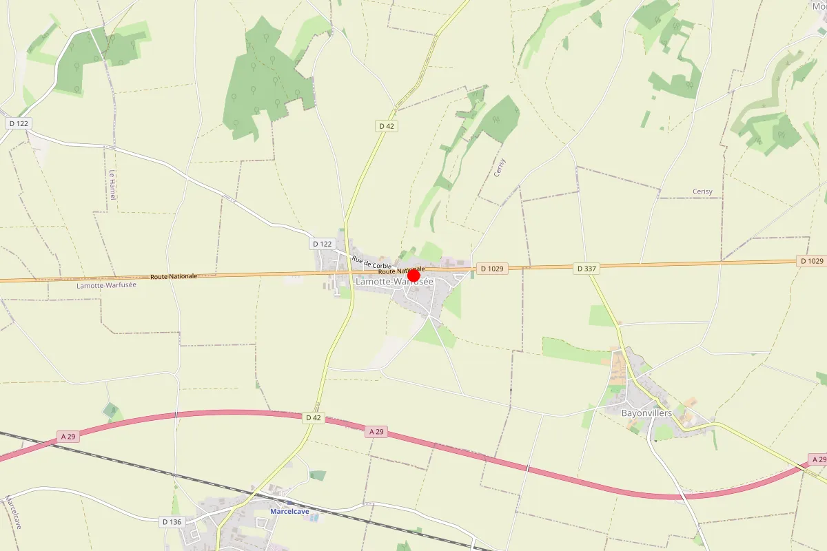 Remplacement de serrure à Lamotte Warfusee