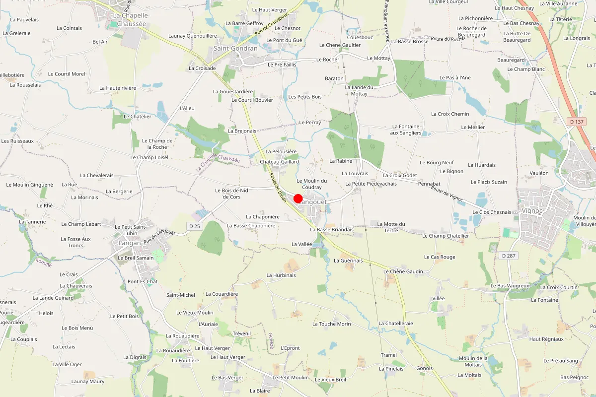 Remplacement de serrure à Langouet