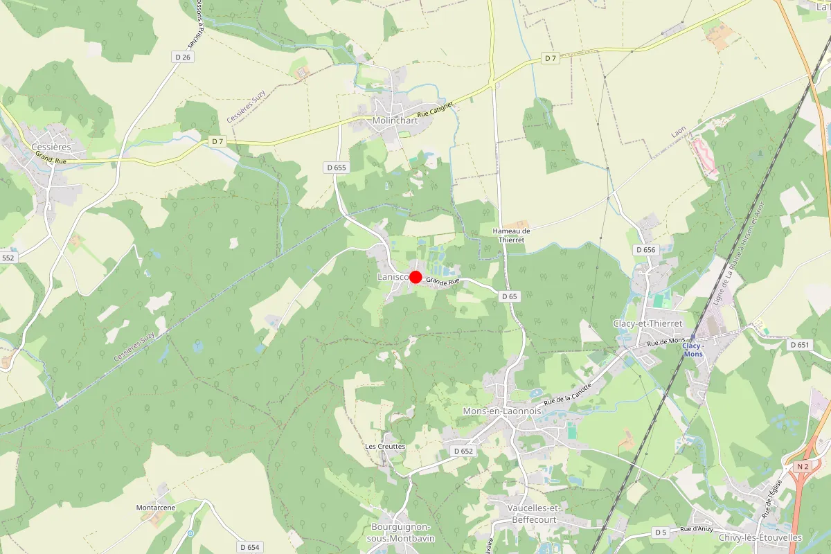 Remplacement de serrure à Laniscourt