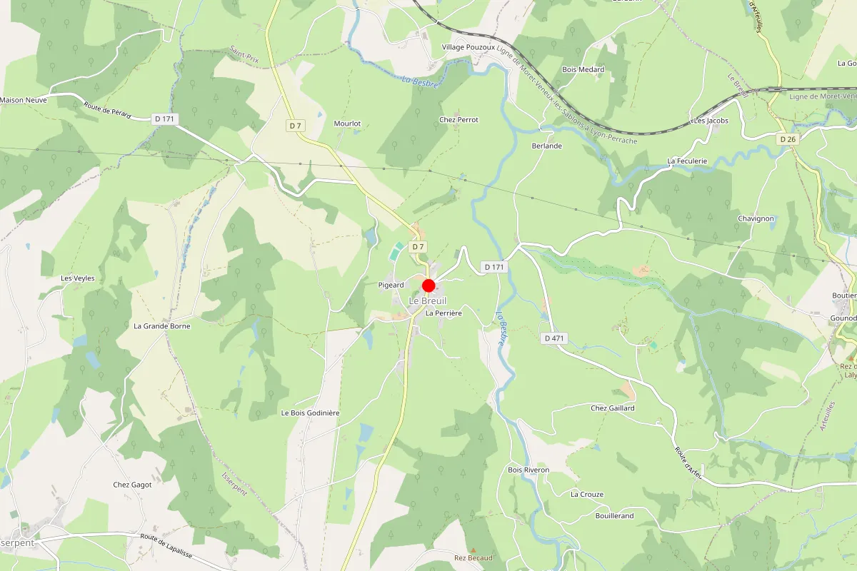 Remplacement de serrure à Le Breuil