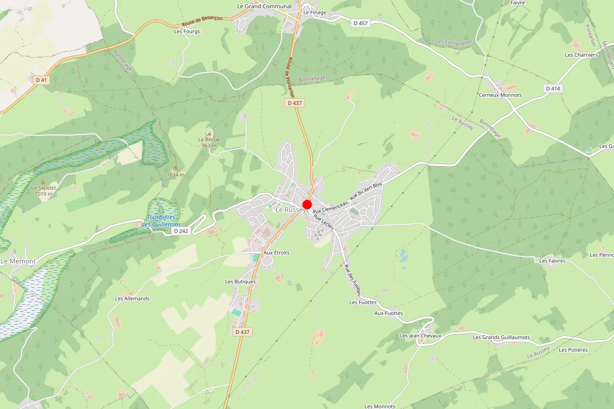 Remplacement de serrure à Le Russey