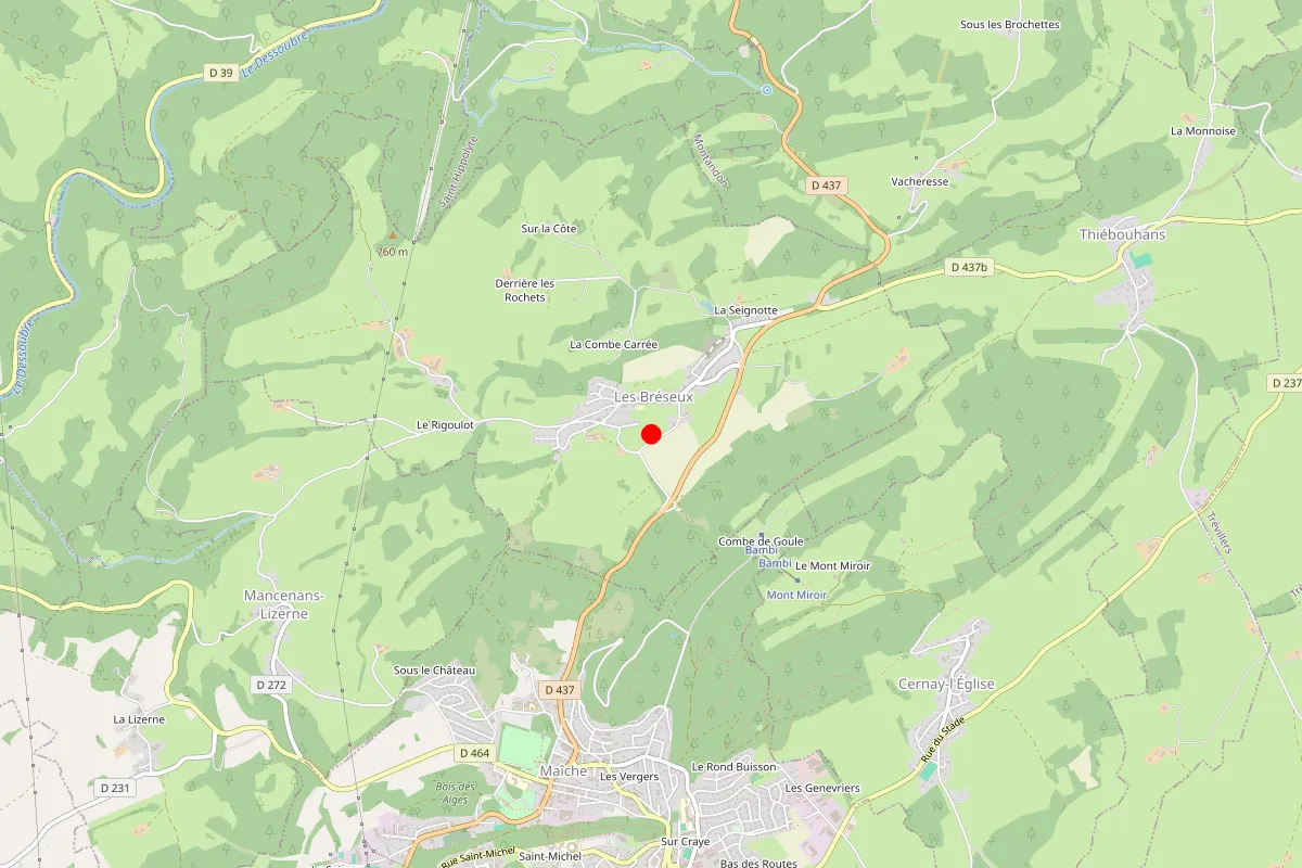 Remplacement de serrure à Les Breseux