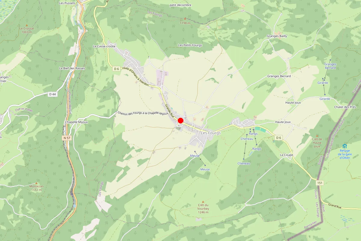 Remplacement de serrure à Les Fourgs