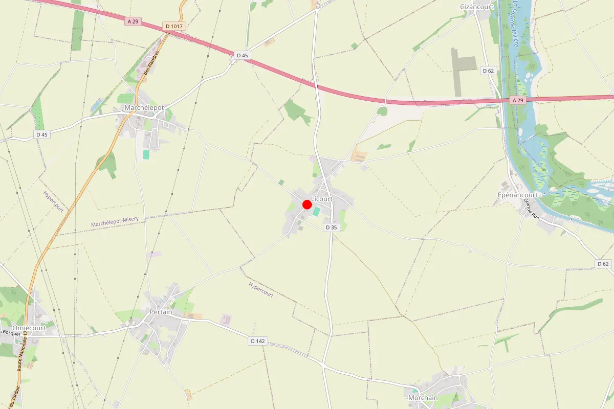 Remplacement de serrure à Licourt