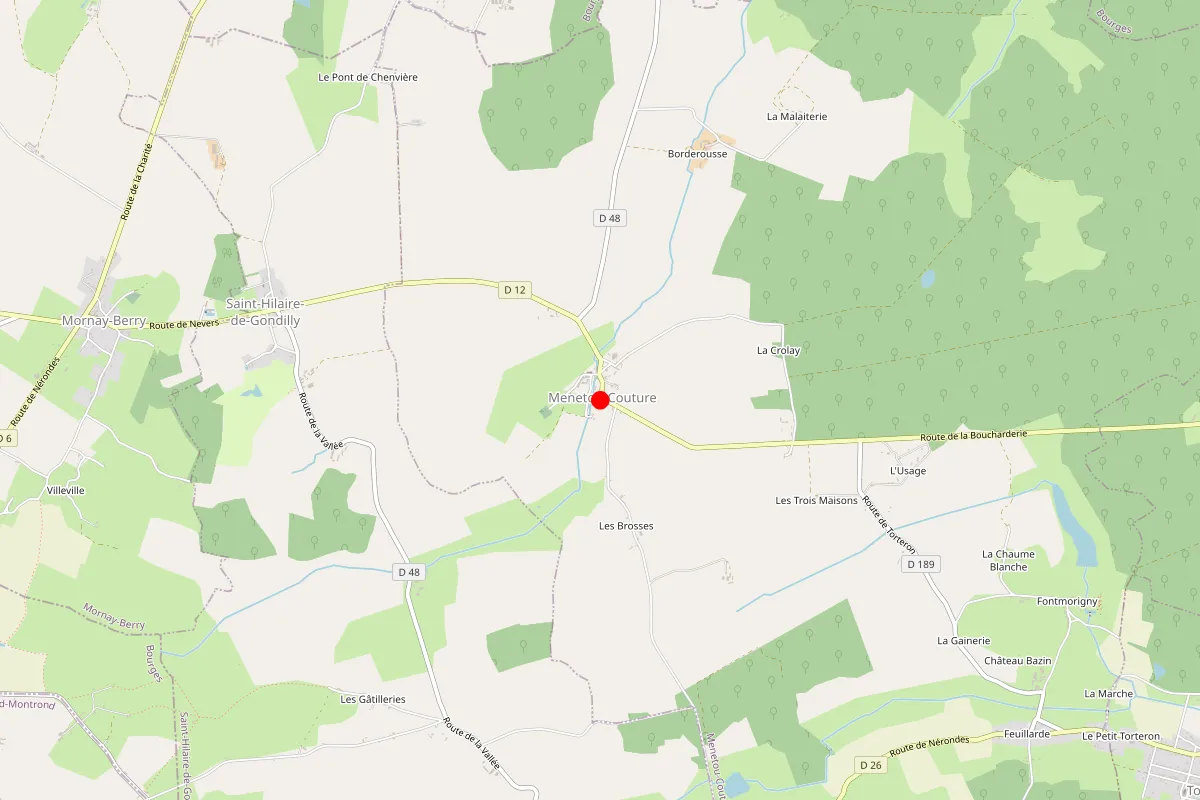 Remplacement de serrure à Menetou Couture