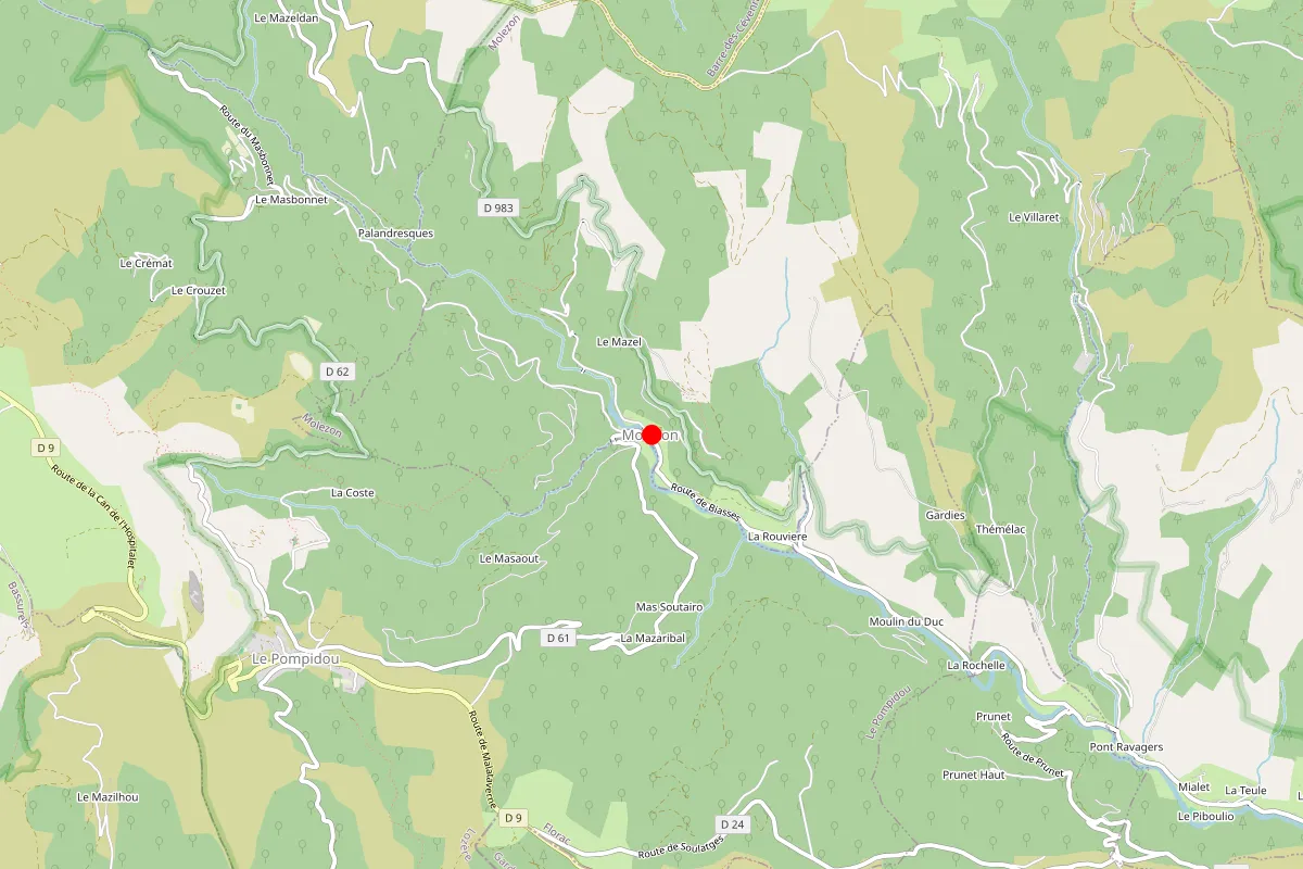 Remplacement de serrure à Molezon
