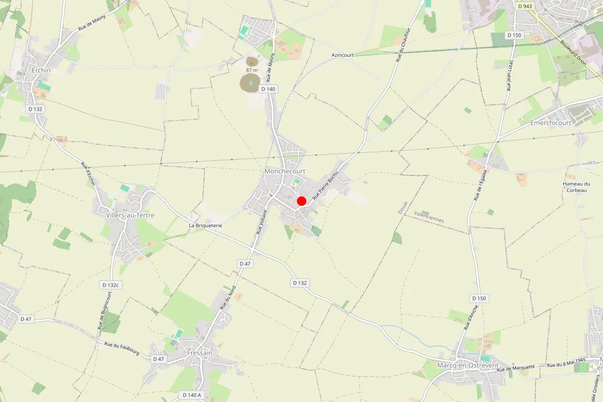 Remplacement de serrure à Monchecourt