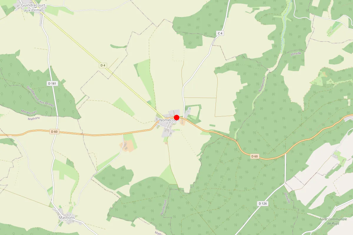 Remplacement de serrure à Nomecourt