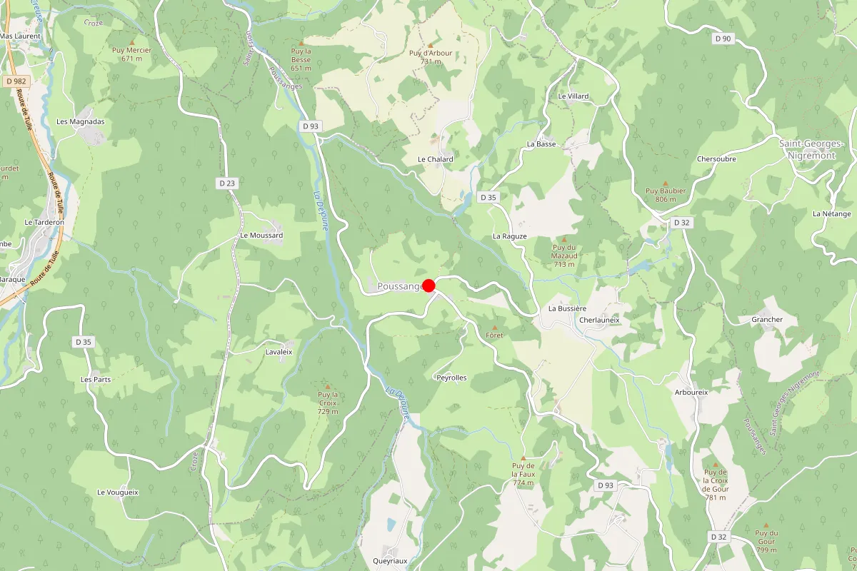 Remplacement de serrure à Poussanges