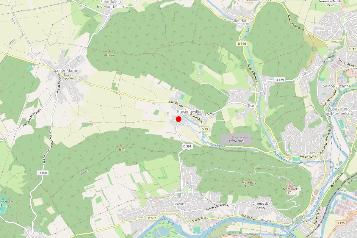 Remplacement de serrure à Presentevillers