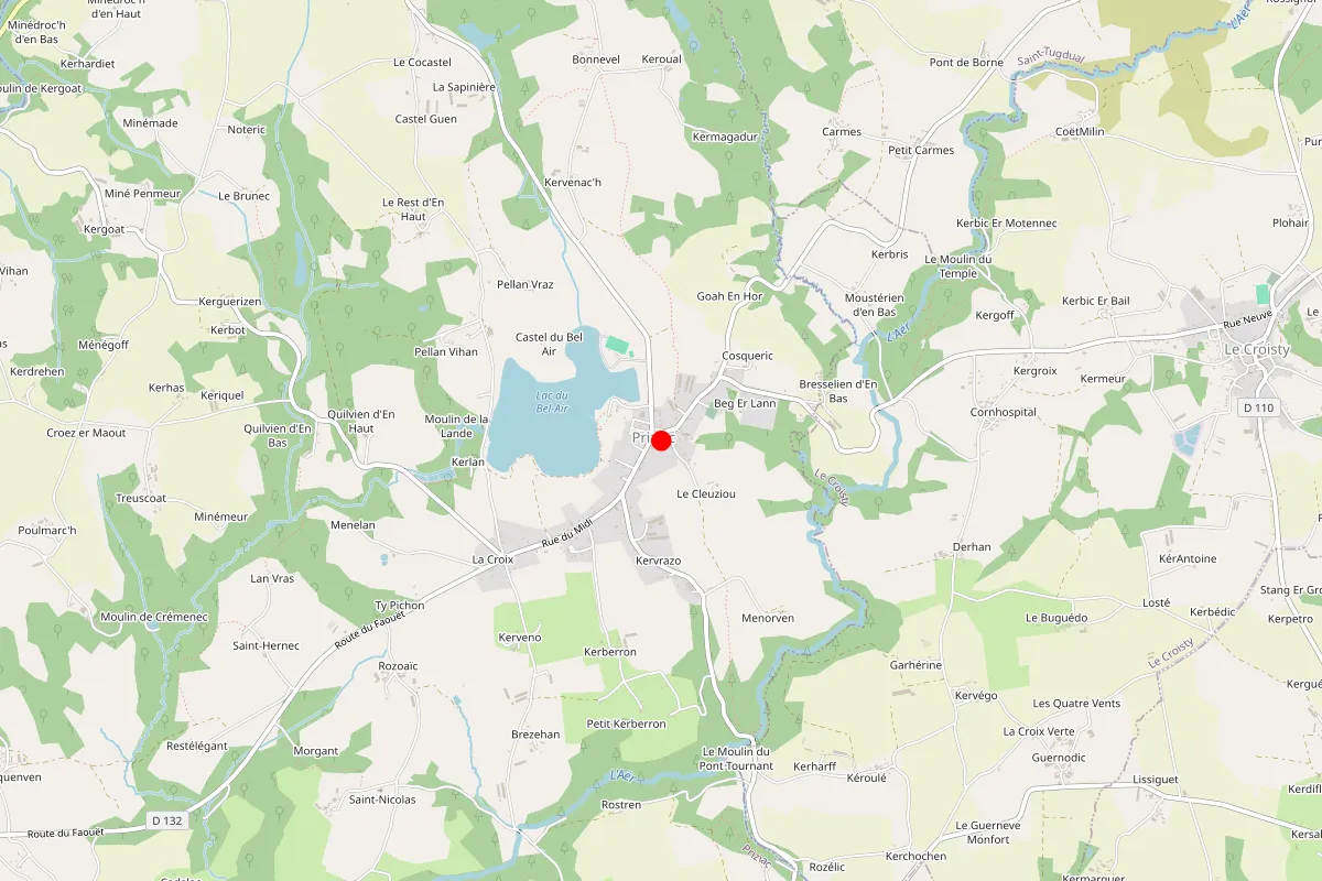 Remplacement de serrure à Priziac