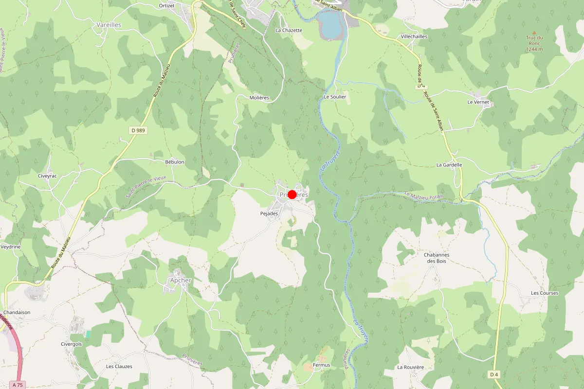 Remplacement de serrure à Prunieres