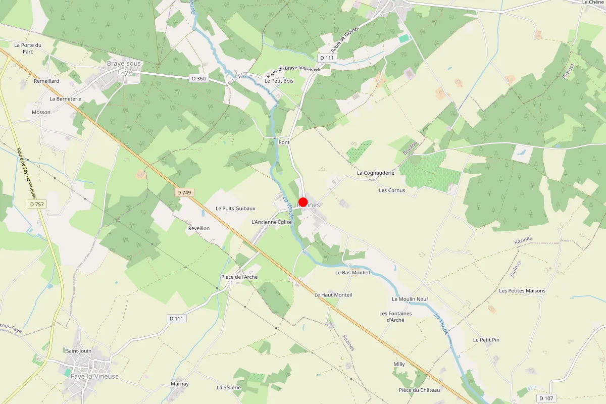 Remplacement de serrure à Razines