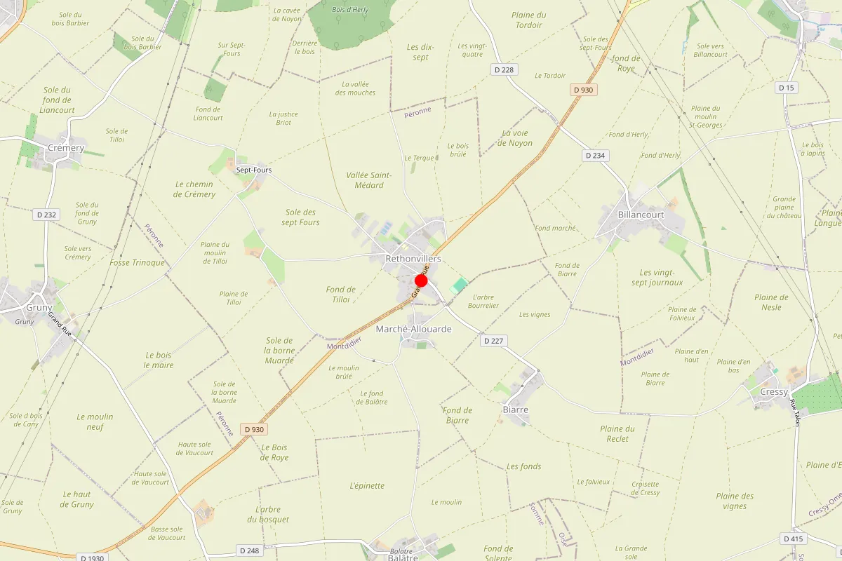 Remplacement de serrure à Rethonvillers