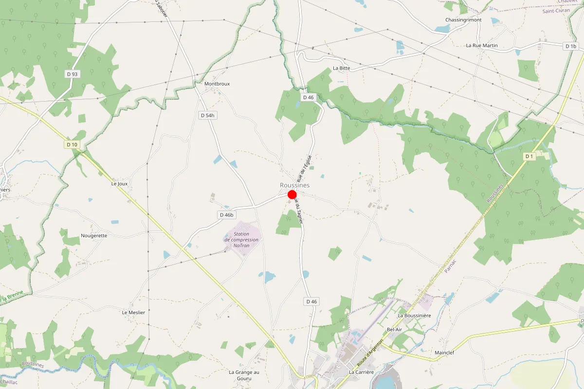 Remplacement de serrure à Roussines