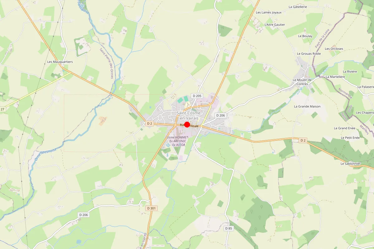Remplacement de serrure à Saint Cosme En Vairais