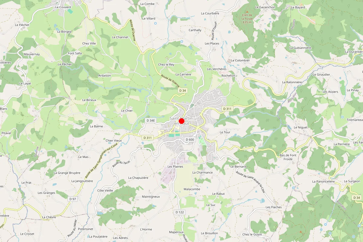 Remplacement de serrure à Saint Martin En Haut