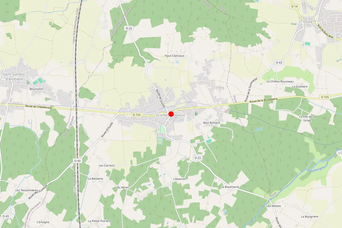 Remplacement de serrure à Scorbe Clairvaux