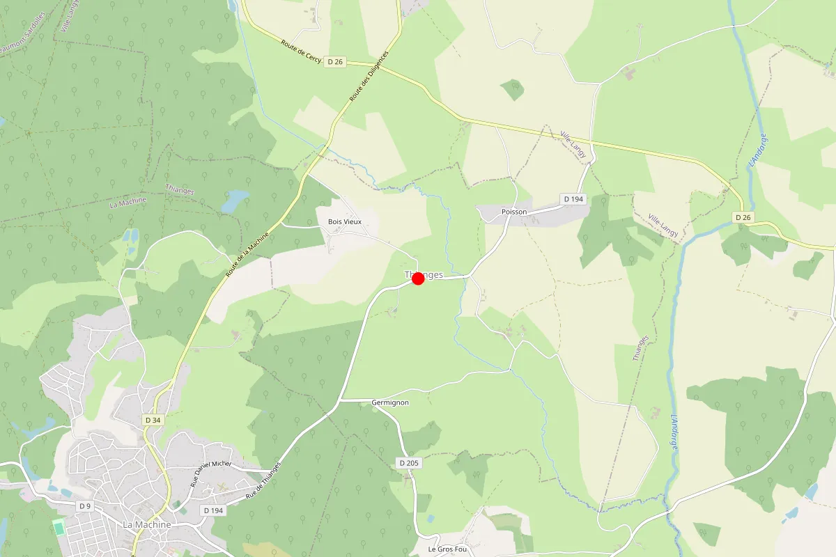 Remplacement de serrure à Thianges