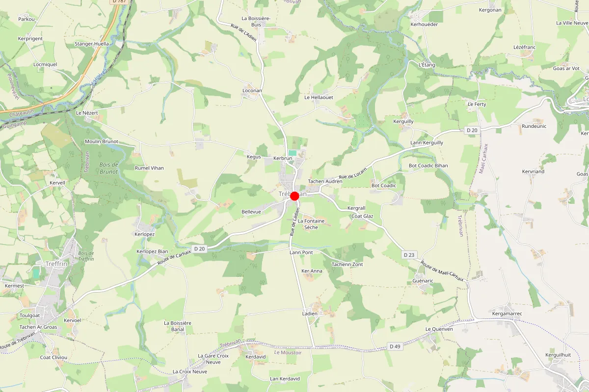 Remplacement de serrure à Trebrivan