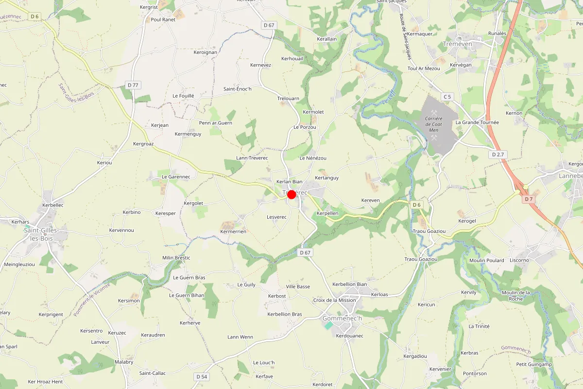 Remplacement de serrure à Treverec