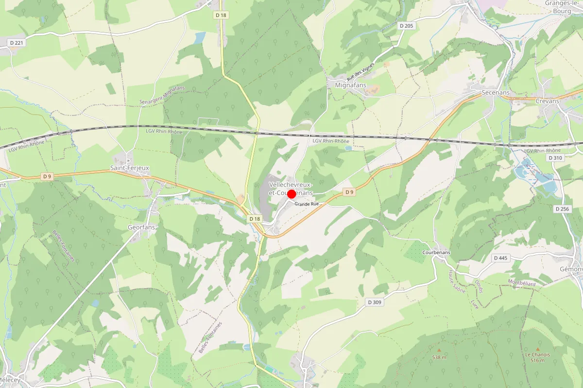 Remplacement de serrure à Vellechevreux Et Courbenans