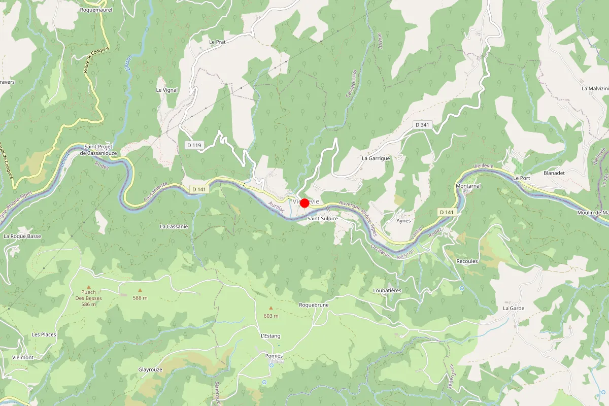Remplacement de serrure à Vieillevie