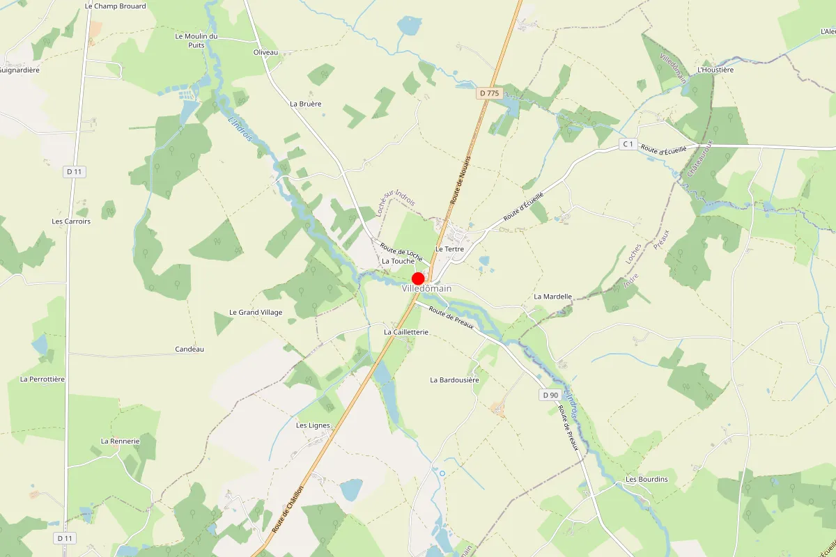 Remplacement de serrure à Villedomain